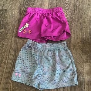 Toddler under armor shorts bundle size 4T and 4
